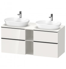 Duravit D-Neo Тумбочка подвесная  644x1400x550 мм 2 ящика цвет: белый высокоглянцевый