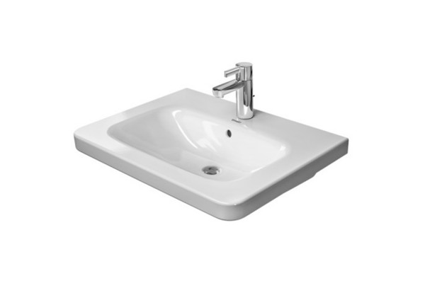 Duravit DuraStyle Раковина  для мебелис перел. с 3 отв. под смес. 650x480мм Цвет: Белый 2320650030
