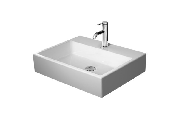 Duravit Vero Air Раковина 600мм без перелива с площадкой с 1 отв. под смеситель на столешницу Цвет белый 2352600041