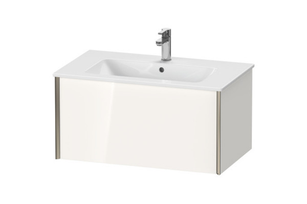 Duravit XViu Тумба подвесная 400x810x480мм под раковину # 233683 234583 234683 с 1 выдвижным отделением цвет: белый глянцевый XV40260B122