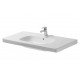 Раковина Duravit D-code  цвет белый, на тумбу, прямоугольная