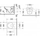 Унитаз подвесной Duravit DuraStyle 45620900A1 безободковый белый, овальный, 36.5x54 см