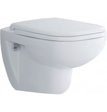 Унитаз подвесной Duravit D-code 45700900A1 безободковый белый, овальный, 35.5x54.5 см
