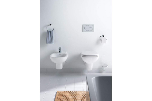 Унитаз подвесной Duravit D-code 45700900A1 безободковый белый, овальный, 35.5x54.5 см