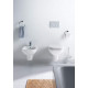 Унитаз подвесной Duravit D-code 45700900A1 безободковый белый, овальный, 35.5x54.5 см