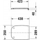 Унитаз подвесной Duravit D-code 45700900A1 безободковый белый, овальный, 35.5x54.5 см