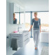 Раковина Duravit Happy D.2 (80 см) цвет белый, прямоугольная, с переливом