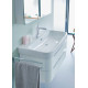 Раковина Duravit Happy D.2 (80 см) цвет белый, прямоугольная, с переливом