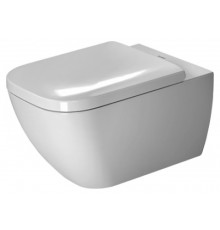 Унитаз подвесной Duravit Happy D.2  белый, прямоугольный, антивсплеск, 36.5x54 см