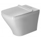 Унитаз приставной Duravit DuraStyle  белый, прямоугольный, антивсплеск, 37x57 см