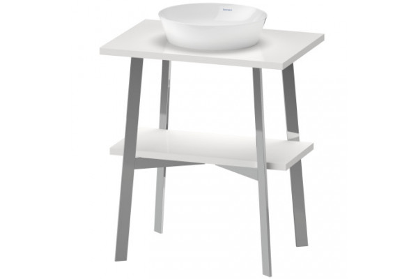 Duravit Cape Cod Консоль 805x700x480 мм напольная с 1 полкой цвет Белый глянцевый CC953408585