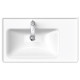 Duravit D-Neo Раковина накладная 800х480  мм ассим с переливом с 1 отв. под смеситель  с WonderGliss цвет: белый 23698000001