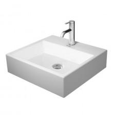 Duravit Vero Air Раковина 50cm без перелива с площадкой с 3 отв. под смеситель на столешницу Цвет белый