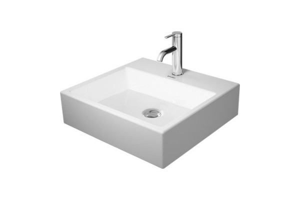 Duravit Vero Air Раковина 50cm без перелива с площадкой с 3 отв. под смеситель на столешницу Цвет белый 2350500073