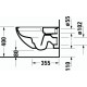 Унитаз подвесной Duravit Architec 45720900A1 белый, овальный, 36.5x57.5 см
