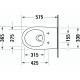 Унитаз подвесной Duravit Architec 45720900A1 белый, овальный, 36.5x57.5 см