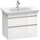 Тумба для комплекта Duravit DuraStyle DS648102222 подвесная, белая глянцевая, с ящиками, с доводчиками