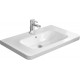 Тумба с раковиной Duravit DuraStyle 80, подвесная, белая глянцевая, с ящиками, с доводчиками
