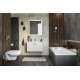 Мебель для ванной Duravit D-code белая матовая подвесная, с ящиками