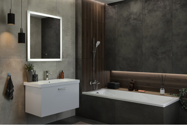 Мебель для ванной Duravit D-code белая матовая подвесная, с ящиками