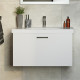 Мебель для ванной Duravit D-code белая матовая подвесная, с ящиками