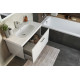 Мебель для ванной Duravit D-code белая матовая подвесная, с ящиками