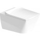 Унитаз подвесной Duravit Viu 2511090000 безободковый белый, прямоугольный, 37x57 см