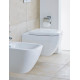 Унитаз подвесной Duravit Happy D.2 2222090000 rimless белый, прямоугольный, 36.5x54 см