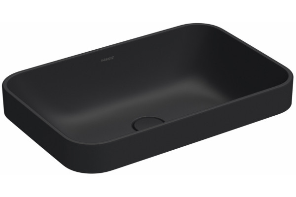 Раковина Duravit Happy D.2 Plus 2359601300 60 см прямоугольная, цвет черный