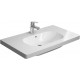 Тумба с раковиной Duravit XBase 80 белая, подвесная, с ящиками