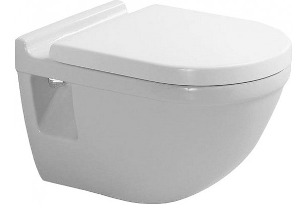 Унитаз подвесной Duravit Starck 3 2200090000 белый, овальный, 36.5x54 см