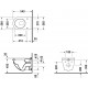 Унитаз подвесной Duravit Starck 3 2200090000 белый, овальный, 36.5x54 см
