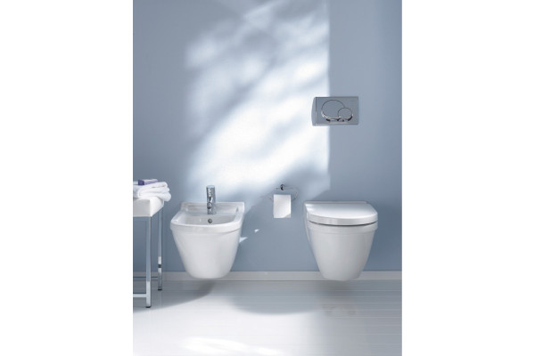 Унитаз подвесной Duravit Starck 3 2200090000 белый, овальный, 36.5x54 см
