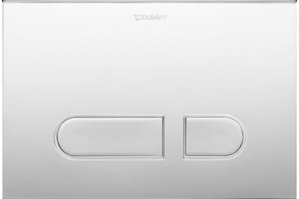 Кнопка смыва Duravit DuraSystem WD5001021000 глянцевый хром механическая,  в современном стиле