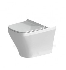 Унитаз напольный Duravit DuraStyle  белый, прямоугольный, антивсплеск, 37x63 см