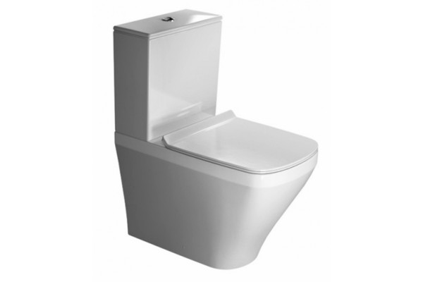 Унитаз напольный Duravit DuraStyle  белый, прямоугольный, антивсплеск, 37x63 см