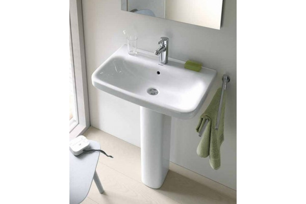 Раковина подвесная Duravit DuraStyle 55 см цвет белый, прямоугольная