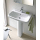 Раковина подвесная Duravit DuraStyle 55 см цвет белый, прямоугольная