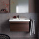 Раковина встраиваемая Duravit DuraStyle 80 см цвет белый, на тумбу