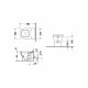 Унитаз приставной Duravit Starck 3  белый, овальный, антивсплеск, 37x56 см