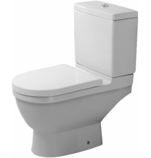 Унитаз напольный Duravit Starck 3  белый, овальный, антивсплеск, 36x65.5 см