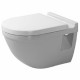Унитаз подвесной Duravit Starck 3 Compact белый, овальный, 36.5x48 см