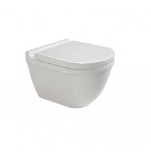 Унитаз подвесной Duravit Starck 3  белый, овальный, антивсплеск, 36.5x54 см