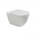 Унитаз подвесной Duravit Starck 3  белый, овальный, антивсплеск, 36.5x54 см