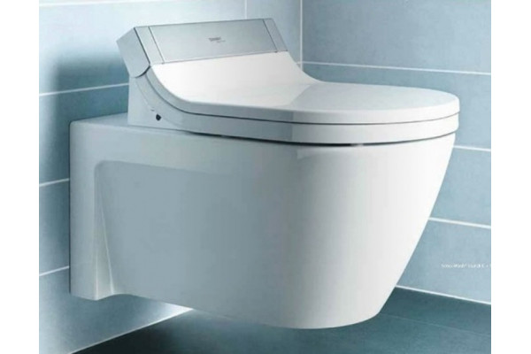 Унитаз подвесной Duravit Starck 3 SensoWash белый, овальный, 37x62 см