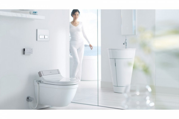 Унитаз подвесной Duravit Starck 3 SensoWash белый, овальный, 37x62 см