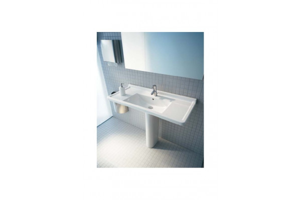 Раковина подвесная Duravit Starck 3 85 см цвет белый, прямоугольная