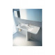 Раковина подвесная Duravit Starck 3 85 см цвет белый, прямоугольная