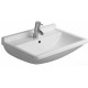 Раковина подвесная Duravit Starck 3 55 см цвет белый, прямоугольная