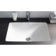 Раковина встриаиваемая Duravit Starck 49 см цвет белый, прямоугольная